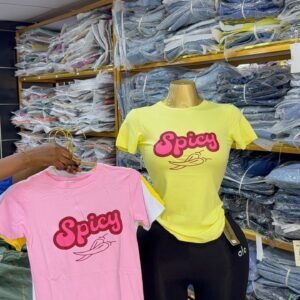Spicy short sleeve basic top